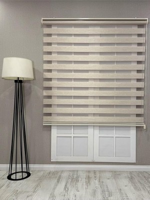 Zebra Stor Güneşlik Perde, Bej, 80 x 200
