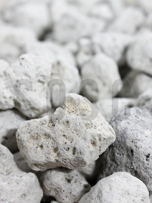 Natural Volkanik Beyaz Lav Taşı, Dekoratif Pomza, 2-4 Cm, 1 Litre, Drenaj ve Toprak Nemlendirici �