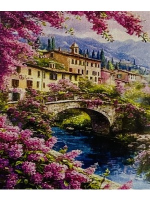 Yapışan Boncuk Mozaik Tablo 30 * 40 cm XQH89705