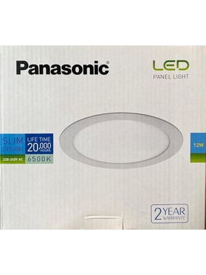 LED Panel Spot Sıva Altı | 6500K Beyaz | Slim Yuvarlak Tavan Armatürü | Enerji Tasarruflu Beyaz