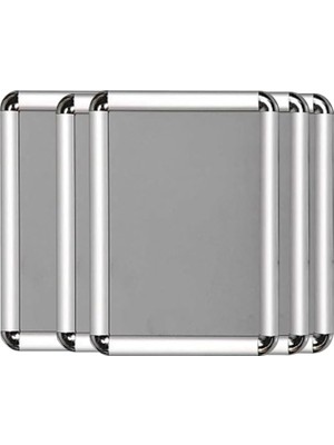 A4 Alüminyum Rondo Açılır Kapanır Çerçeve 21X30 5 Li Paket