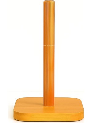 Bambu Kağıt Havluluk Doğal Ahşap Mutfak Tezgahı Için Dikey Kağıt Havlu Standı Modern Şık