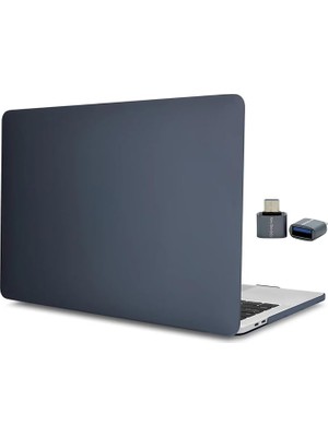 MacBook Air 15.3 Inç Kılıf M4-M3-M2 Uyumlu Mat Flu Sert Kapak Tpu Ince Hafif Darbe ve Çizik Ko