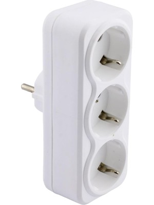 3'lü Fiş Priz Topraklı Çoklu Grup Priz Çoğaltıcı Üçlü Golyat Elektrik Prizi