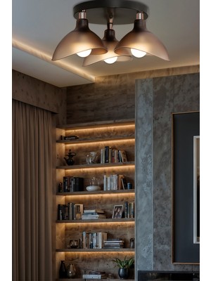 UltraMint Şık Üçlü Plafonyer Avize, Modern ve Elegant Tasarım, Yüksek Kalite