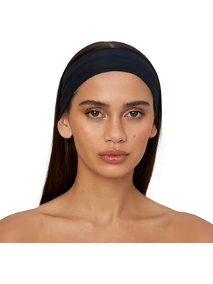 Bandı - Elastik Kaymaz Ince Esnek Pamuk Emici Kadın Saç Bandı Bandana, Unisex Spa Koşu Dans Yo