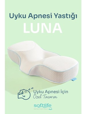 Luna Boyun Destekli Ortopedik Visco Yastık 67X36X12 cm