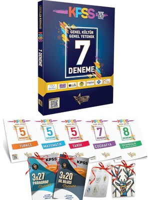 Lisans Kpss 7 Farklı Yayın 7 Deneme ve 7 Branş Denemesi Toplam 43 Deneme Set Liderler Karması