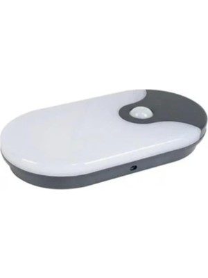 CT-7093 12W Oval Sensörlü LED Armatür 4000K, Standart