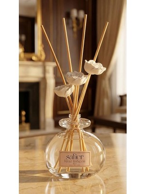 Bahçesi Seramik Taş Çiçekli Çubuklu Oda Kokusu Japon Kiraz Çiçeği Cherry Blossom 80 ml