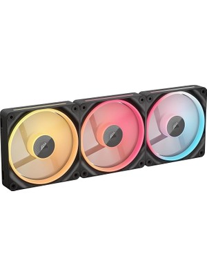 Icue Link LX120-R Rgb 120MM Pwm Ters Fanlar - Üçlü Fan Kiti - Düşük Gürültülü, Corsaır Man