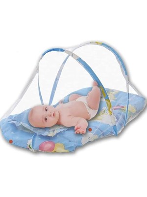Bebek Cibinlik Sineklik Seti, 92 cm - Mavi