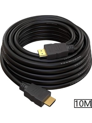 5098 HDMI 10 Metre LCD Laptop Full Hd Ara Bağlantı Altın Kaplama Kablosu