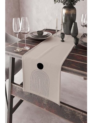 Home 40X140CM Tay Tüyü Süet Dokuma Leke Tutmaz Kumaş Masa Örtüsü Runner Soyut Modern RNR039