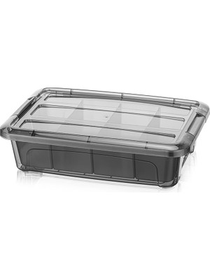 Amaçlı 8 Bölmeli Kapaklı Pratik Organizer, Çekmece Düzenleyici, Mücevher, Takı, Kozmetik, Ke