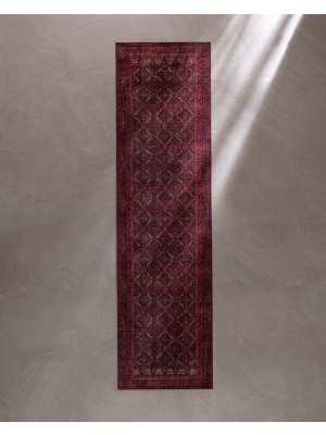 Madame Coco Louna Halı - Bordo - 80X300 cm