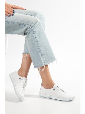 Suins Shoes Suins Ramia Model Hakiki Deri Yumuşak Kadın Günlük Spor Ayakkabı Sneaker