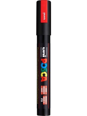 Uni-Ball 182577 Pc Marker Kalem Orta Uç 5 M 1,8-2,5 mm Florasan Kırmızı