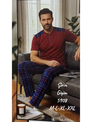 Kapitex 5908 Erkek Kısakollu Pijama
