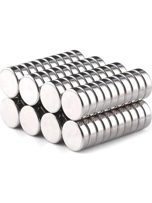 Magnet Mıknatıs 6x2 mm Neodyum Yuvarlak Disk Magnet - 50 Adet