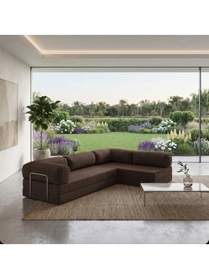 Dechome 300X200 Teddy Serisi Köşe Açık Uzanma Modüler Koltuk | Yıkanabilir Corduroy Kumaş | Çok Fonksiyonlu Yer Yatağıyeny Fitilli Kadife | Köşe Koltuk | 160X160 Köşe Takımı | Modüler Köşe Takımı