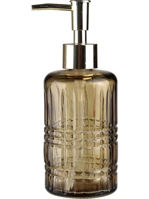 Sıvı Sabunluk,yıldız Desenli Kahverengi 300ML 6,8X17,6CM