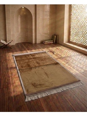 Royam Lüx Kalın Yumuşak Kaymaz Taban Peluş Seccade 70 x 110
