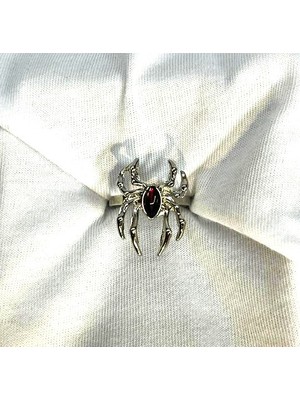 Dükkan Design Kırmızı Tarantula Ayarlanabilir Yüzük
