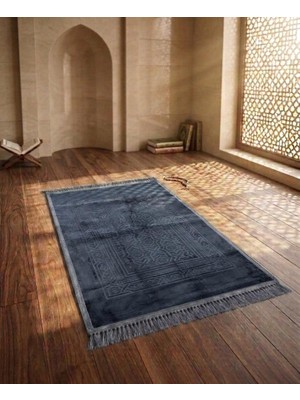 Royam Lüx Kalın Yumuşak Kaymaz Taban Peluş Seccade 70 x 110