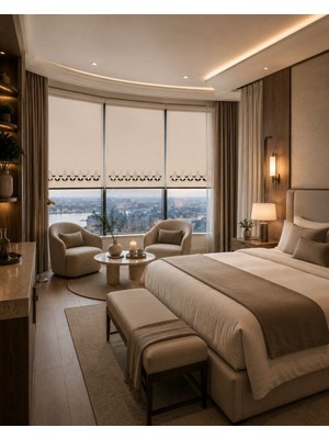 | Marine Lazer Kesim Cnc Desenli Stor Perde | Özel Tasarım