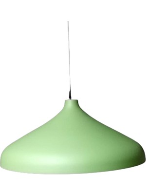 UltraMint Modern Metal Sarkıt Avize, Siyah Beyaz ve Yeşil Renk Seçeneği, 35 cm Çap