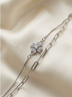Aytekin Jewelry Çiftli Bileklik 925 Ayar Gümüş