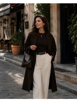 Vulapari Kahverengi Totti Model Kadın El ve Omuz Çantası