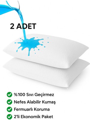 Fiberliz Yastık Alezi Çiftli