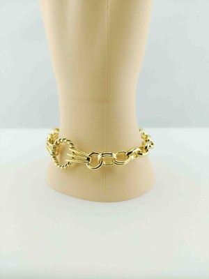 Charméa 14K Altın Kaplama Tiffany Bileklik