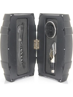 Zenvia Fıçı Tasarımı Tirbuşon Seti ALK2626