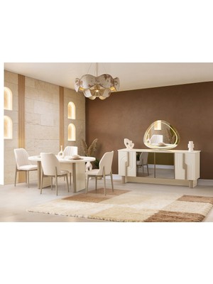Aydınev Kaş Mdf Yemek Odası Takmı
