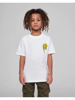 Zenvia Çocuk Unisex Baskılı T-Shirt - Beyaz