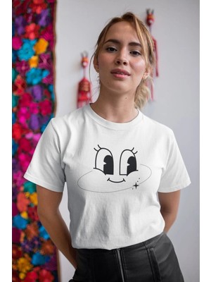 Zenvia Unisex Erkek/kadın Özel Baskılı Modern Fit %100 Pamuk Bisiklet Yaka T-Shirt