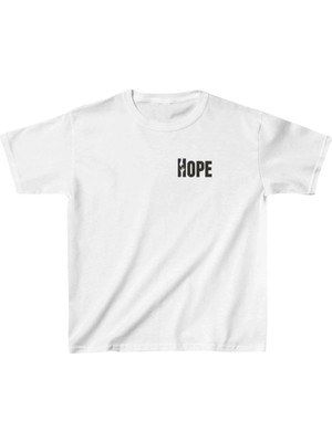 Zenvia Unisex Çocuk Baskılı T-Shirt - Beyaz