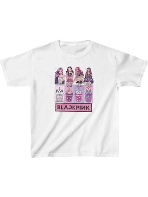 Zenvia Unisex Çocuk Baskılı T-Shirt - Beyaz
