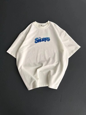 Zenvia Erkek Ön ve Arka Baskılı T-Shirt Kısa Kol Bisiklet Yaka Regular Fit Tişört -  Beyaz