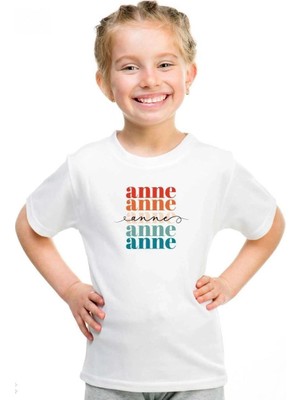Zenvia Unisex Çocuk Baskılı T-Shirt - Beyaz