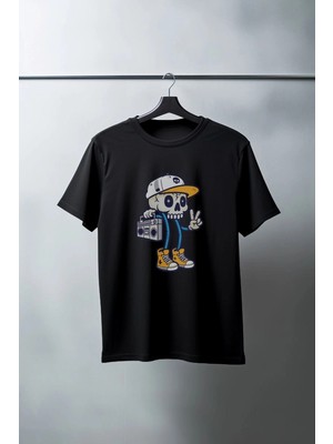 Zenvia Unisex Oversize 24/1 Penye Dtf Baskılı Tişört - DTF189