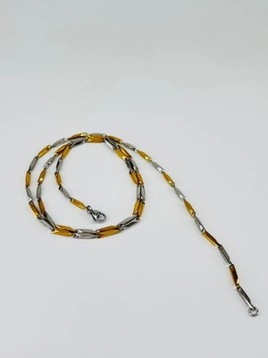 Zenvia Rodyum  Çelik Erkek Kolye 60 cm - EKL0029