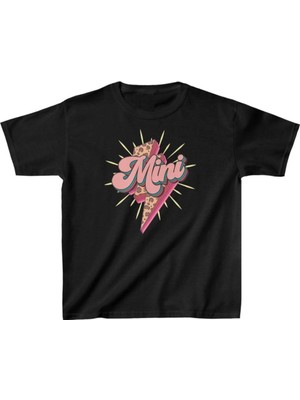 Zenvia Unisex Çocuk Baskılı T-Shirt - Siyah