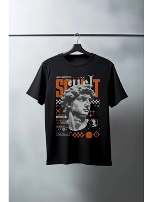 Zenvia Unisex Oversize 24/1 Penye Dtf Baskılı Tişört - DTF90
