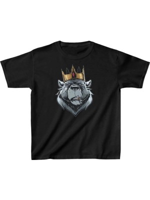 Zenvia Unisex Çocuk Baskılı - Siyah