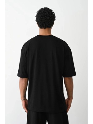 Zenvia Erkek Tişört Düz Basic Penye Yazlık Bisiklet Yaka Kısa Kol T-Shirt - Siyah