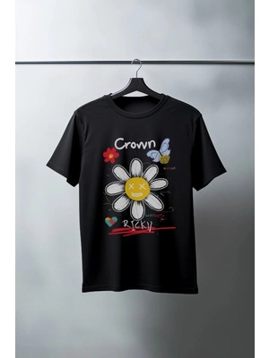 Zenvia Unisex Oversize 24/1 Penye Dtf Baskılı Tişört - DTF164